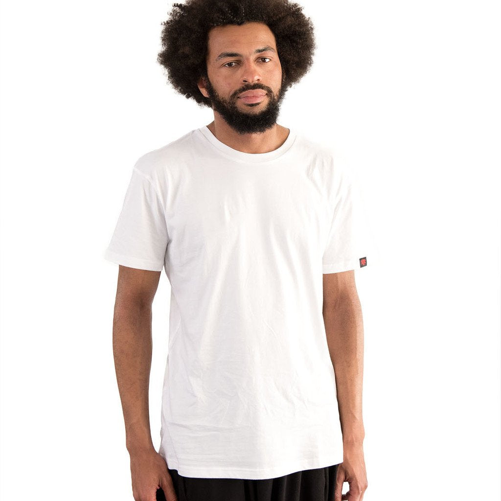 Tshirt Unisex Blank White 180GSM Organic Fairtrade