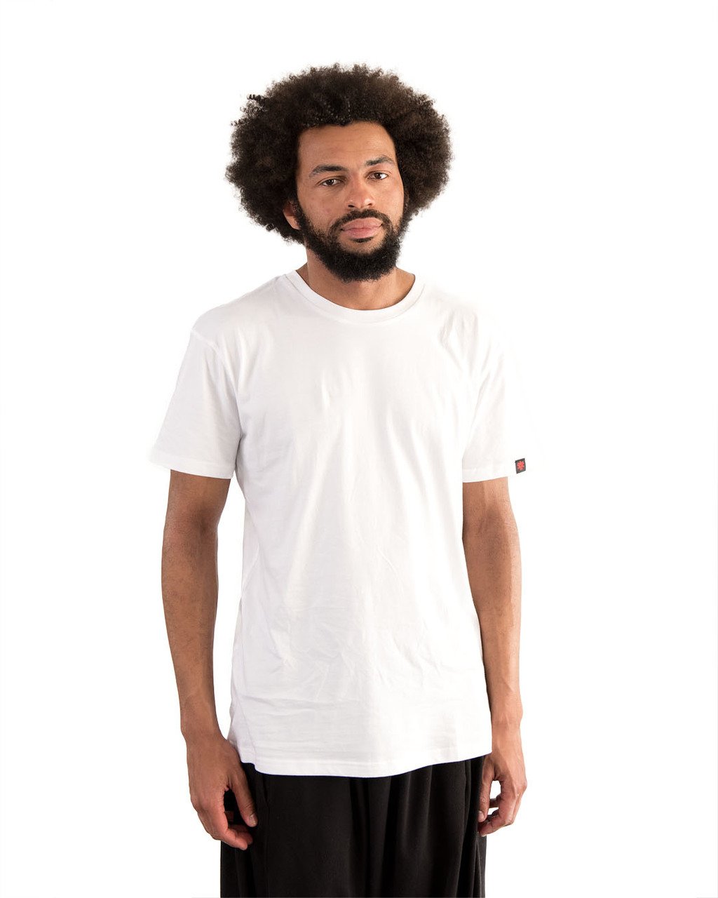 Tshirt Unisex Blank White 180GSM Organic Fairtrade