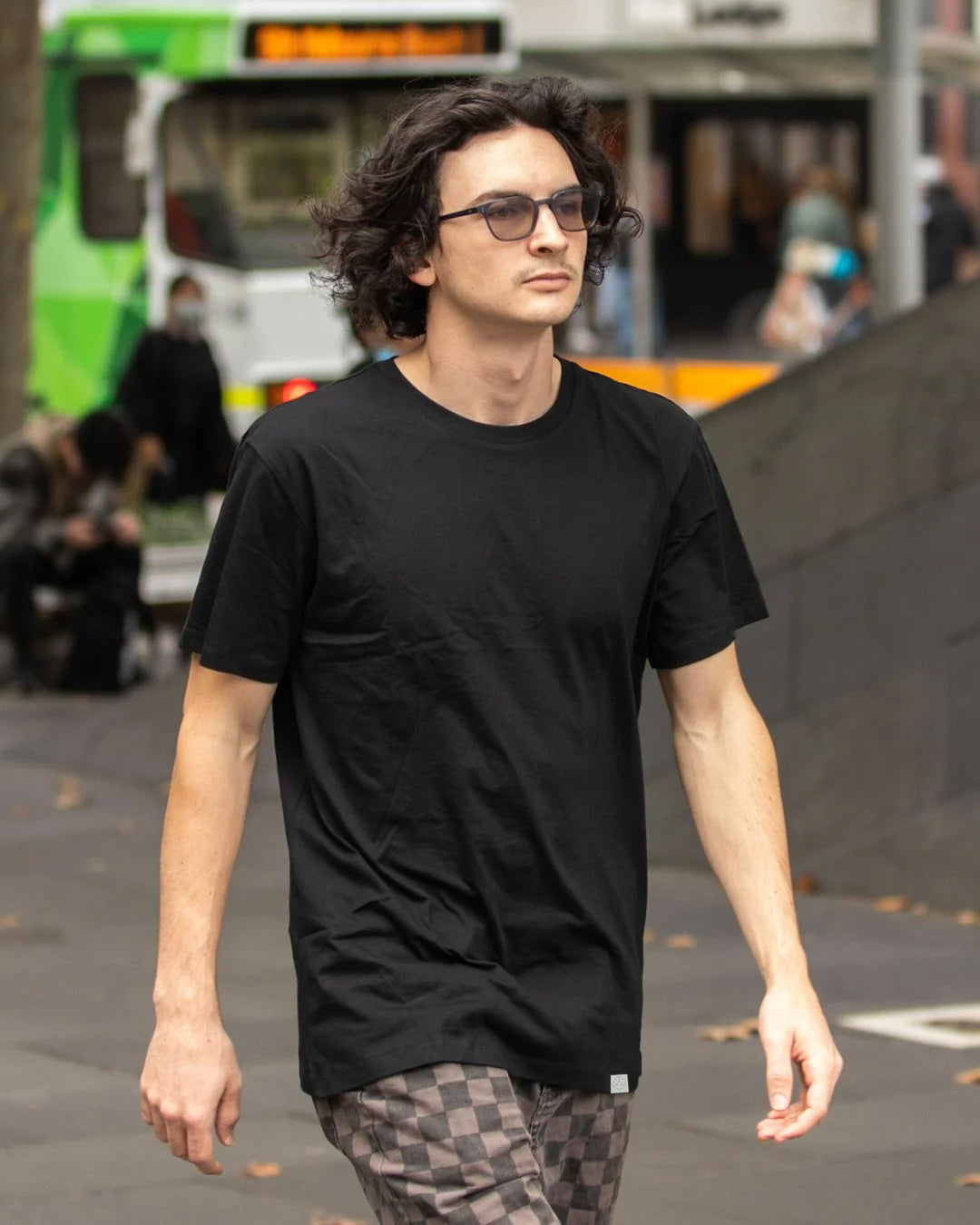 Blank T-shirt, Unisex Black 180g