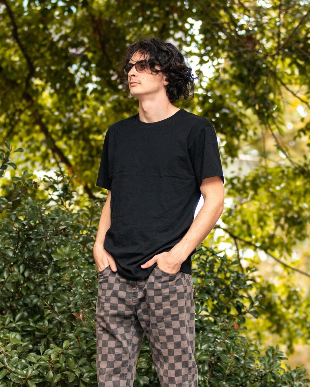 Round Neck T-shirt, Unisex Black