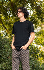 Blank T-shirt, Unisex Black 180g