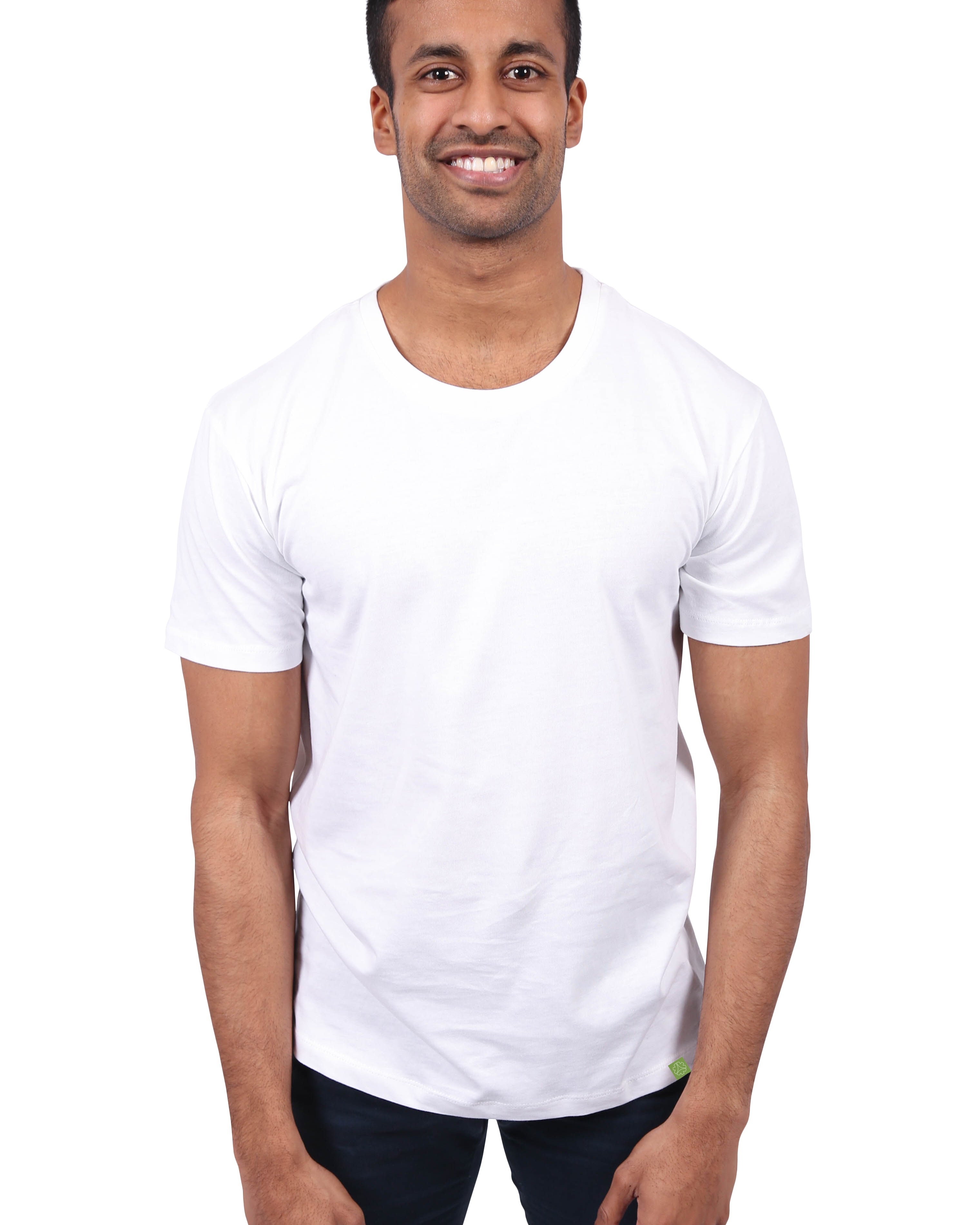 Round Neck T-shirt, Unisex White