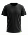 Tshirt Unisex Blank Black 180GSM Organic Fairtrade