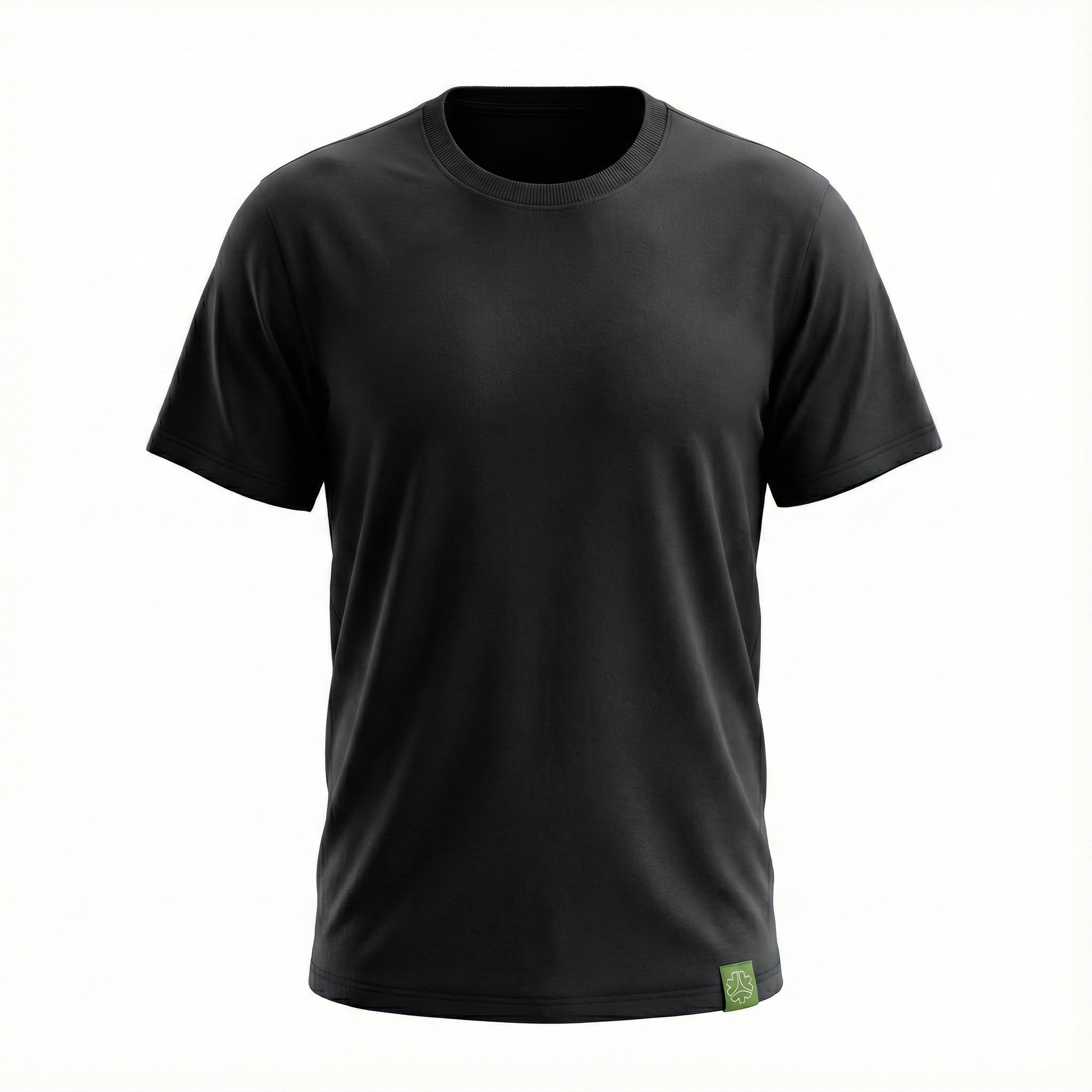 Round Neck T-shirt, Unisex Black