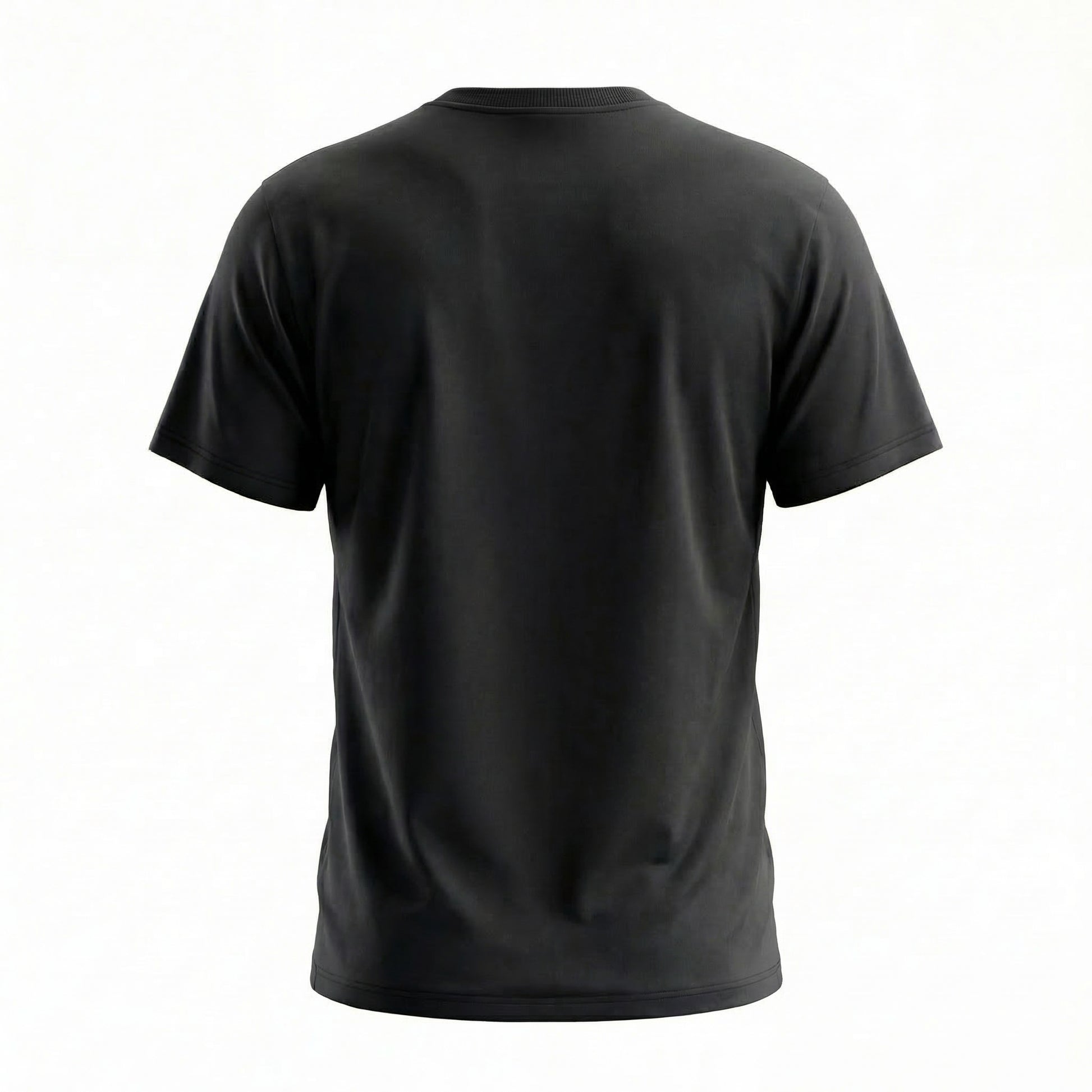 Round Neck T-shirt, Unisex Black