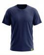 Tshirt Round Neck Unisex Navy Blue Organic Fairtrade