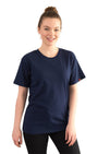 Tshirt Round Neck Unisex Navy Blue Organic Fairtrade